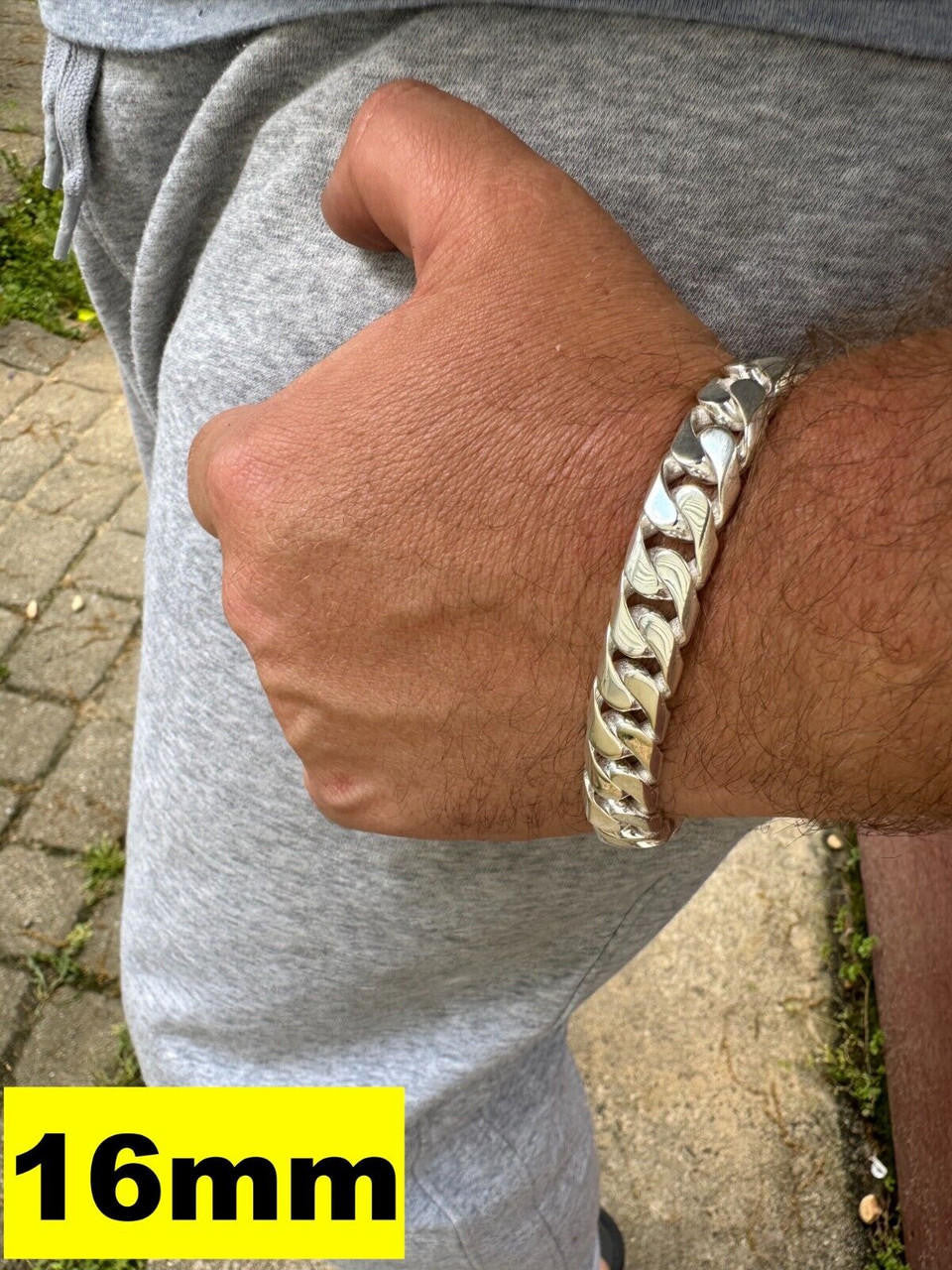 Modern Miami Cuban Link Chain Necklace Or Bracelet - High Polished 925 Sterling Silver - 7"-28" - 6mm-20mm