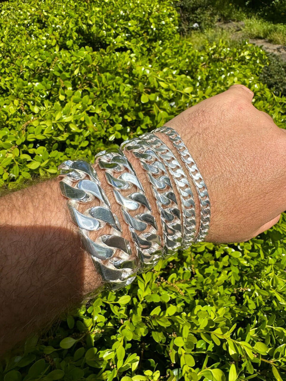 Modern Miami Cuban Link Chain Necklace Or Bracelet - High Polished 925 Sterling Silver - 7"-28" - 6mm-20mm