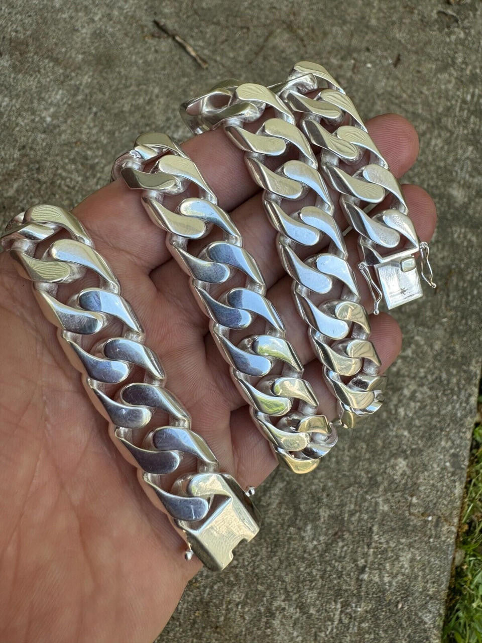 Modern Miami Cuban Link Chain Necklace Or Bracelet - High Polished 925 Sterling Silver - 7"-28" - 6mm-20mm