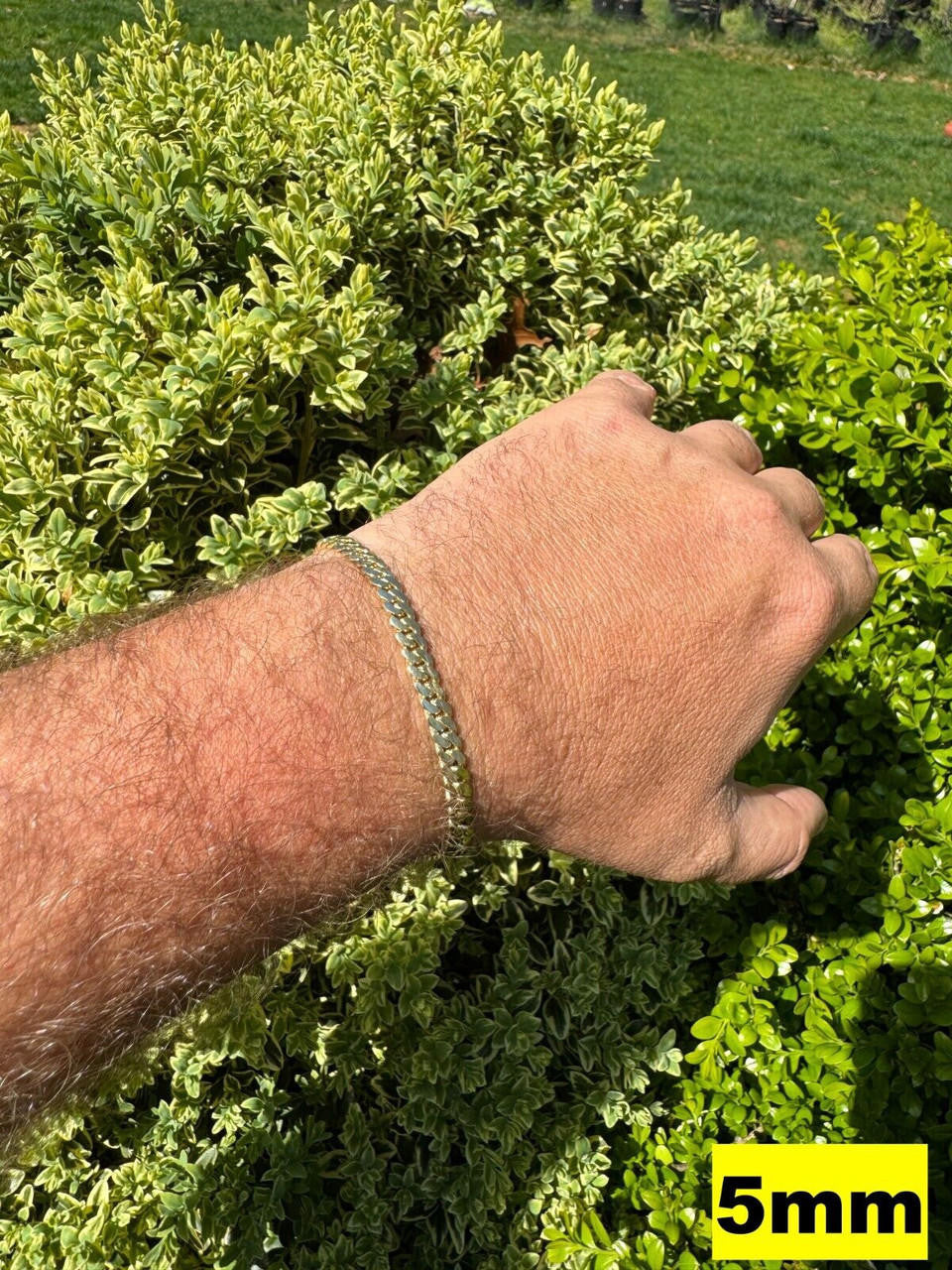 HANDMADE Tight Link Miami Cuban Link Chain Or Bracelet Necklace - 14k Yellow Gold - 7"-28" - 5mm-10mm