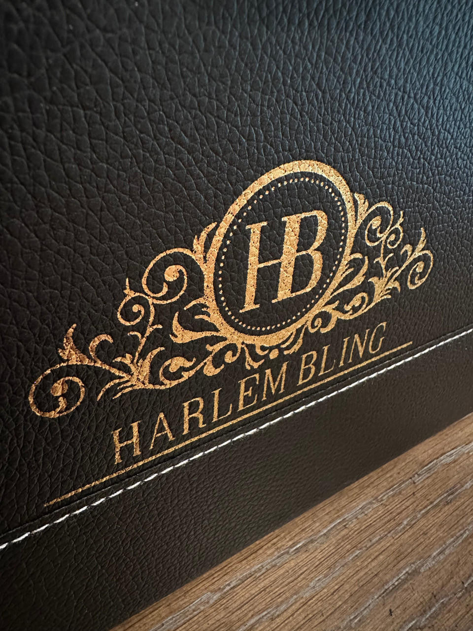 Harlembling Leather Full Size Home Jewelry Box Case