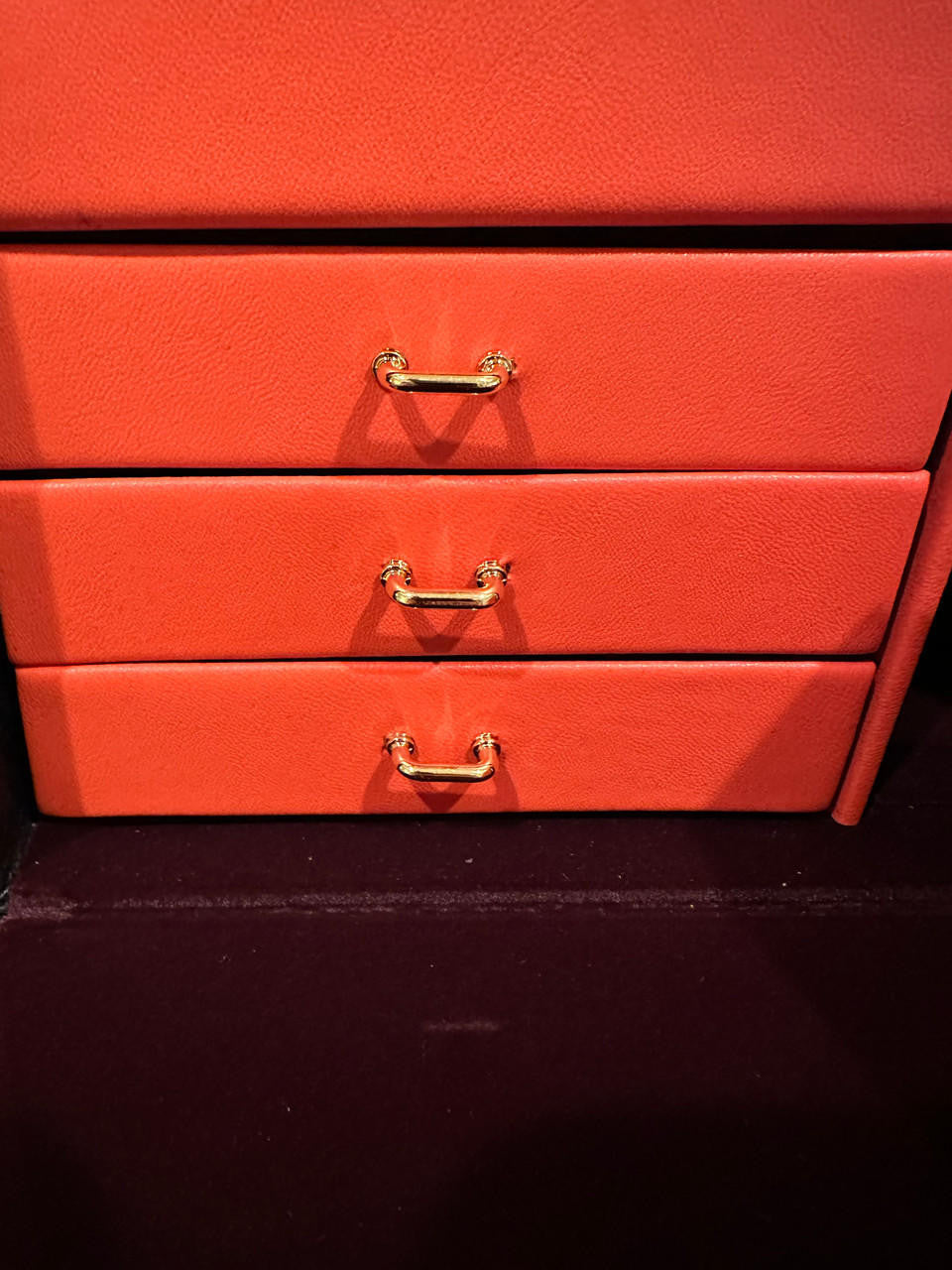 Harlembling Leather Full Size Home Jewelry Box Case