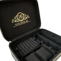 Harlembling Leather Travel Jewelry Box Carrying Case - Black