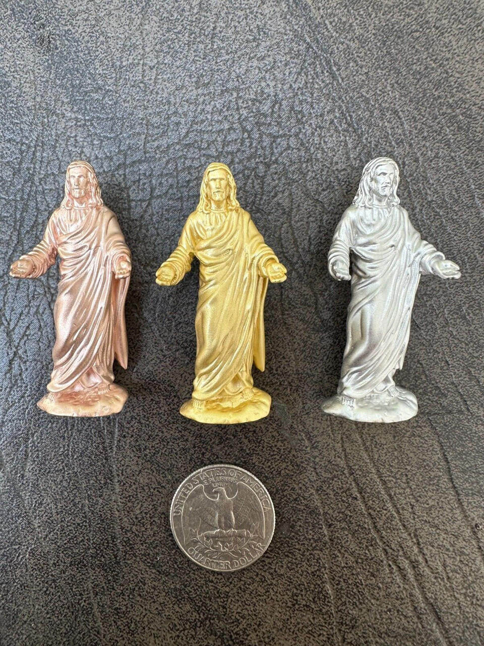 Heavy 3D Jesus Piece Real 925 Silver / 14k Yellow Rose Gold Pendant Necklace