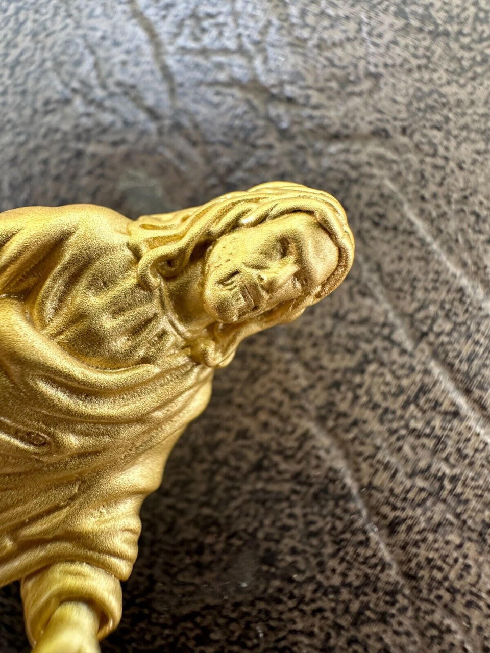 Heavy 3D Jesus Piece Real 925 Silver / 14k Yellow Rose Gold Pendant Necklace