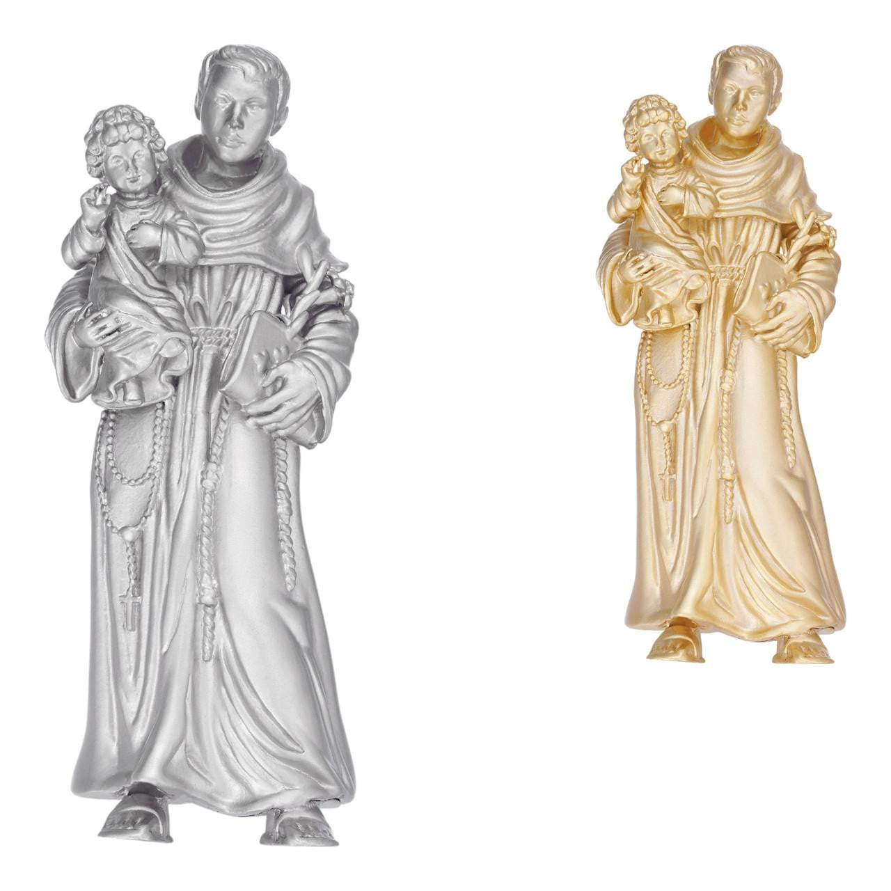 Heavy 3D St Joseph W Baby Jesus Pendant - Sandblasted Matte Finish 14k Gold Vermeil Or 925 Silver - Large 2.5"