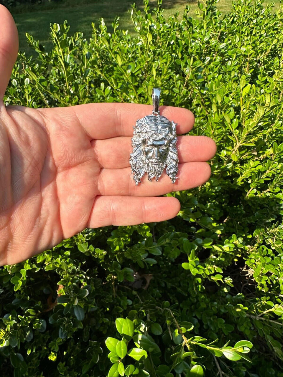 #1 Bestseller Jesus Piece Pendant - 925 Silver - 3 Sizes 1.5"-3"