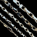 Hermes Rolo Link Chain Necklace Bracelet -  14k Yellow Gold - 7"-28" - 1.5mm-6mm