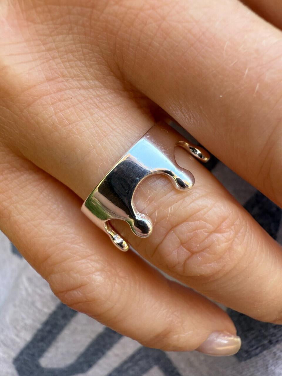 King/Queen Crown Ring - 925 Silver - Plain