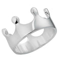 King/Queen Crown Ring - 925 Silver - Plain
