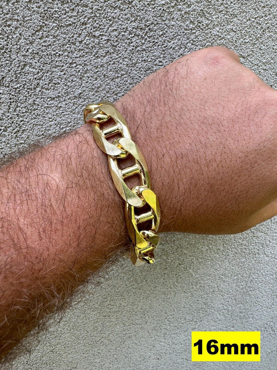 Mariner Link Bracelet - 14k Gold Vermeil 925 Sterling Silver - 6"-9" - 2.5mm-16mm