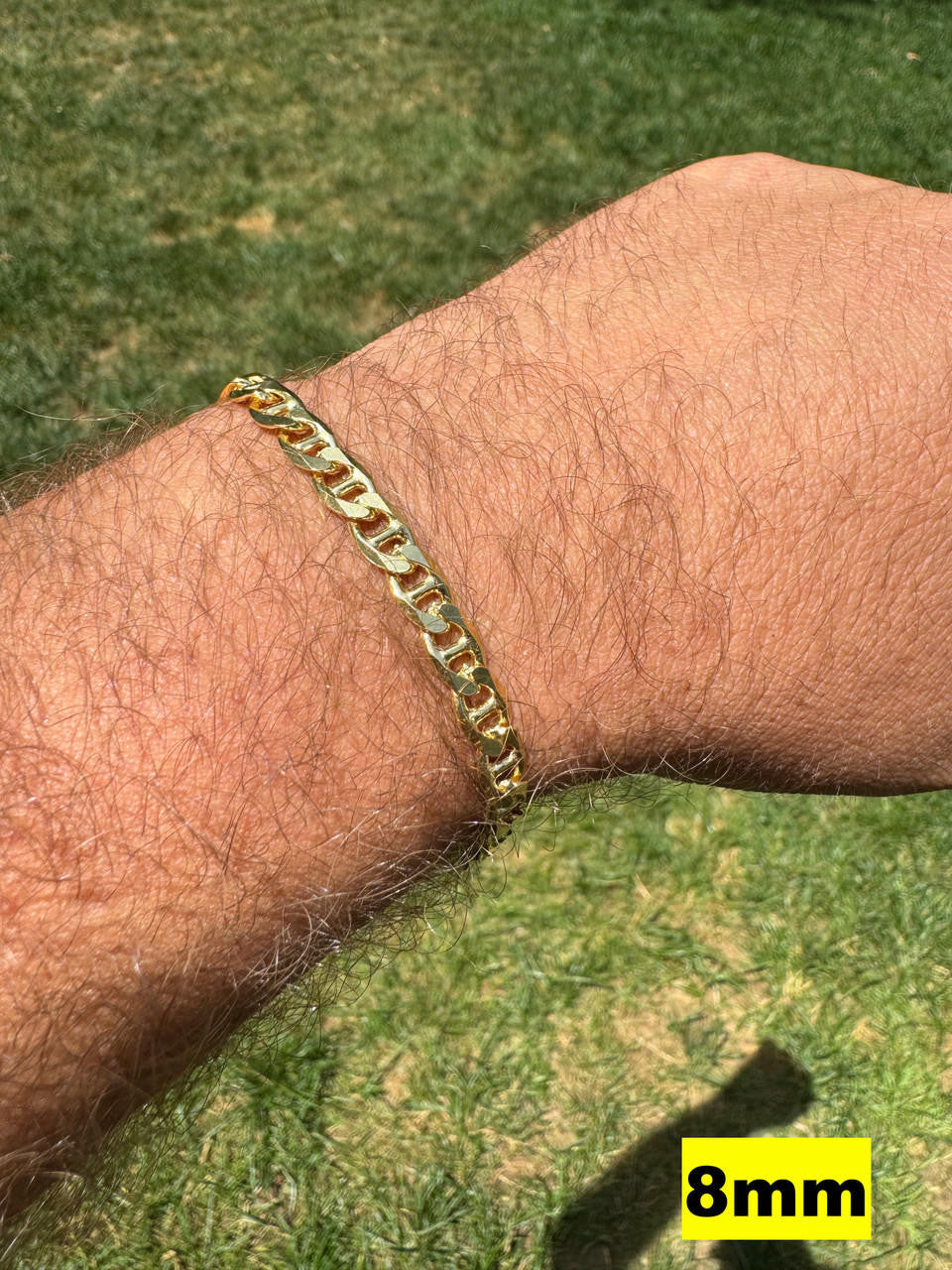 Mariner Link Chain Necklace Or Bracelet - 14k Gold Vermeil 925 Sterling Silver - 6"-30" - 2.5mm-16mm