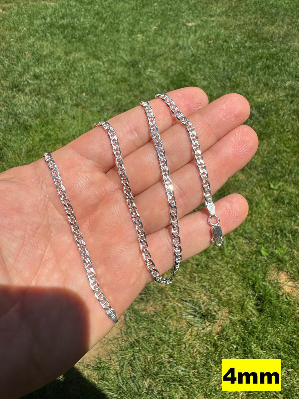 Mariner Link Chain Necklace Or Bracelet - 925 Sterling Silver - 6"-30" - 2.5mm-16mm