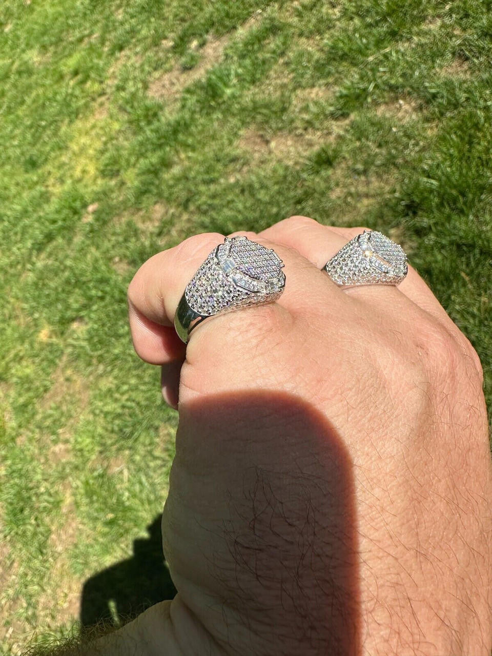 MOISSANITE The Rizz Iced Out Ring - 925 Silver