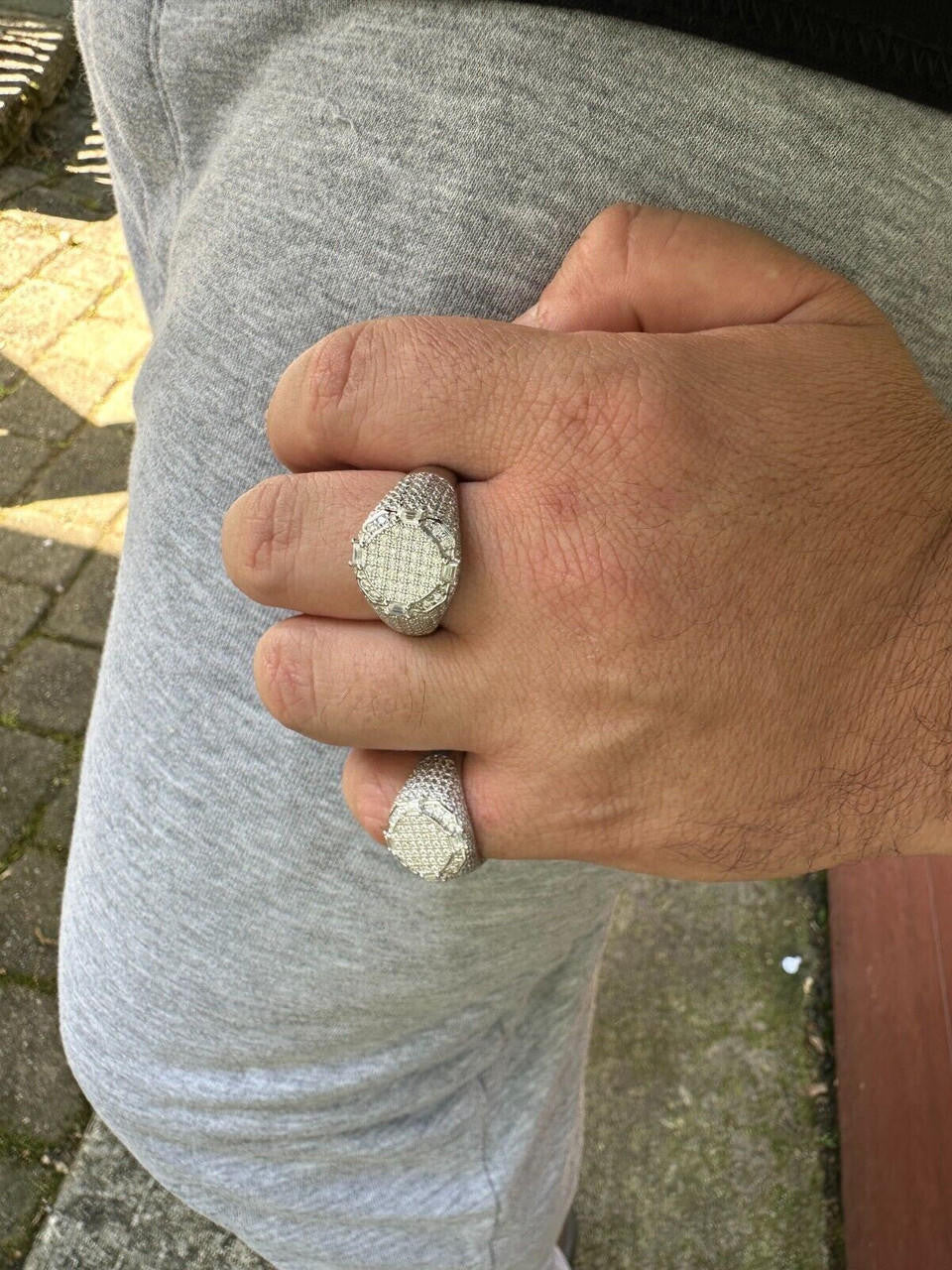 MOISSANITE The Rizz Iced Out Ring - 925 Silver