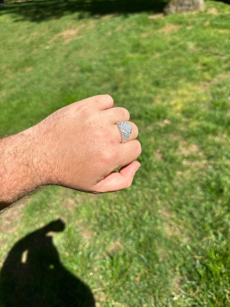 MOISSANITE The Rizz Iced Out Ring - 925 Silver