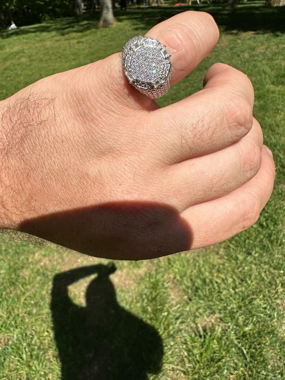MOISSANITE The Rizz Iced Out Ring - 925 Silver