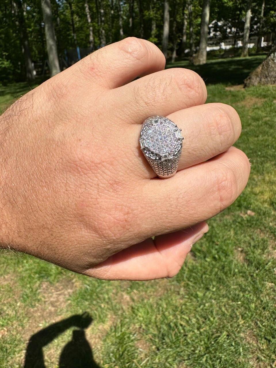 MOISSANITE The Rizz Iced Out Ring - 925 Silver