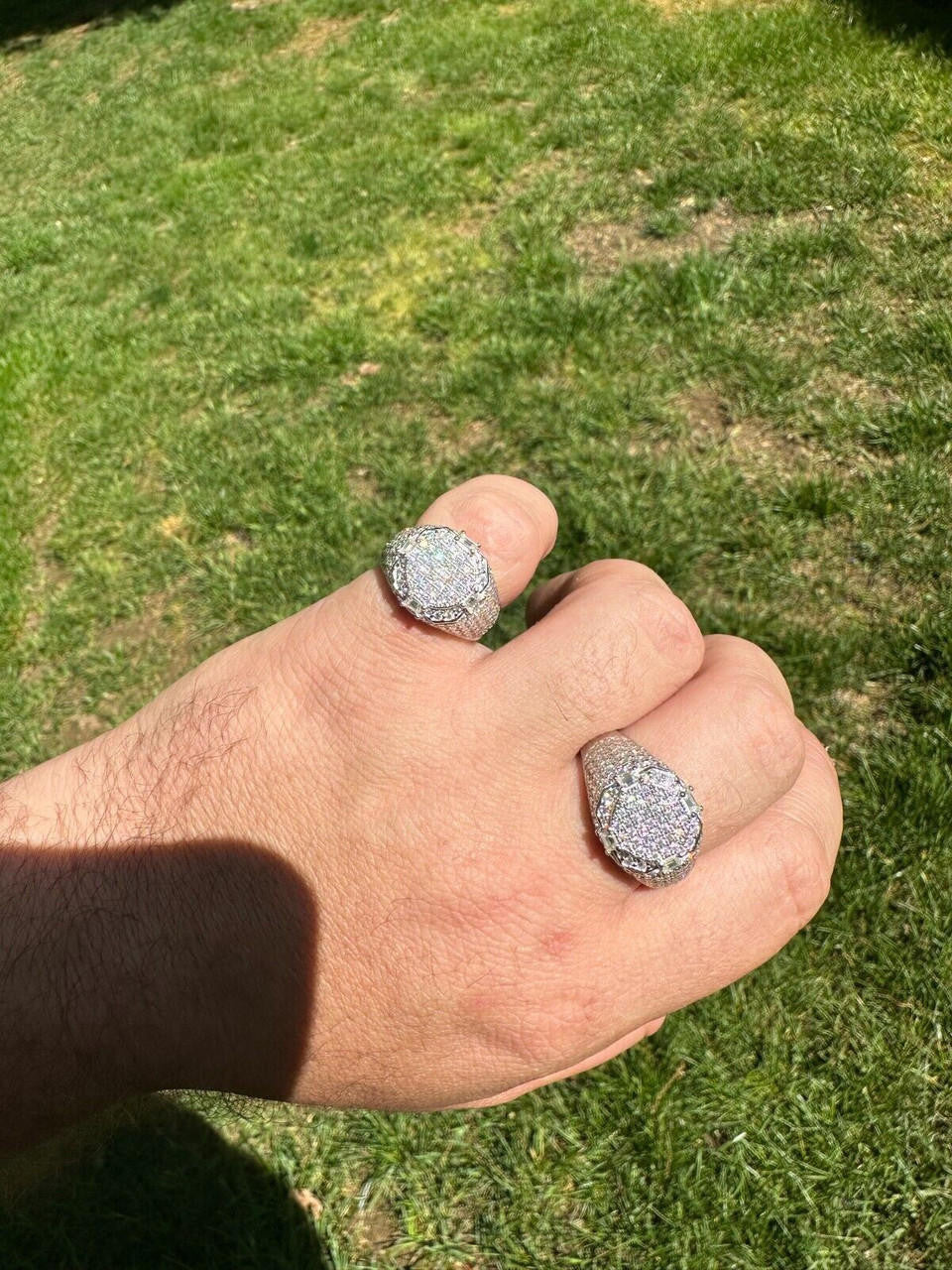 MOISSANITE The Rizz Iced Out Ring - 925 Silver