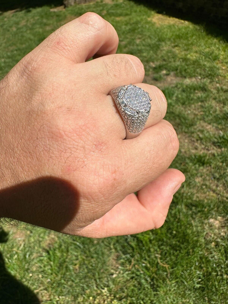 MOISSANITE The Rizz Iced Out Ring - 925 Silver
