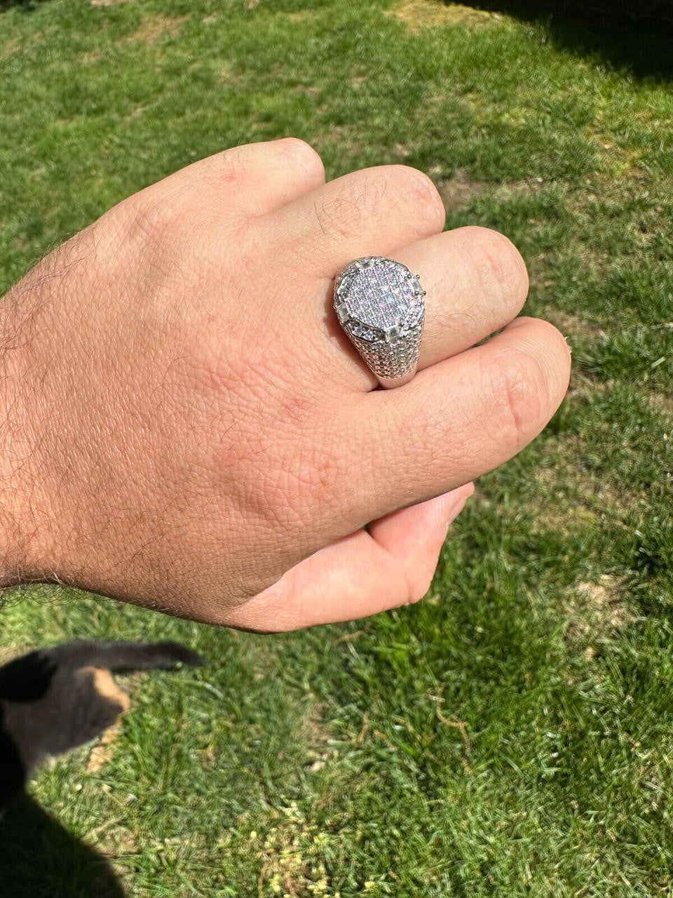 MOISSANITE The Rizz Iced Out Ring - 925 Silver