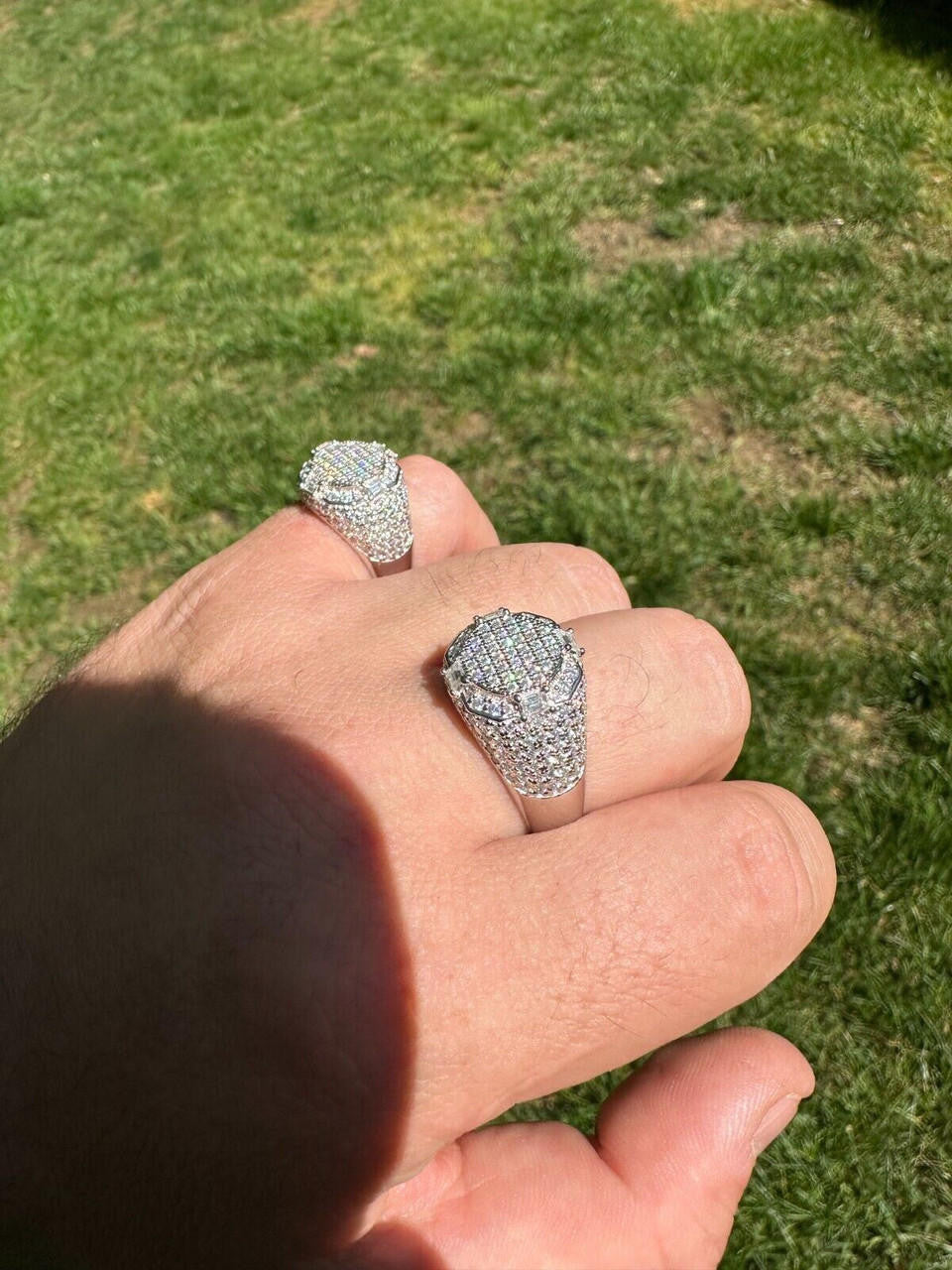 MOISSANITE The Rizz Iced Out Ring - 925 Silver