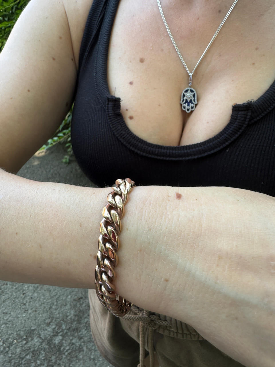 Miami Cuban Link Bracelet - 14k Rose Gold Plated Stainless Steel - 6"-10" - 4mm-18mm
