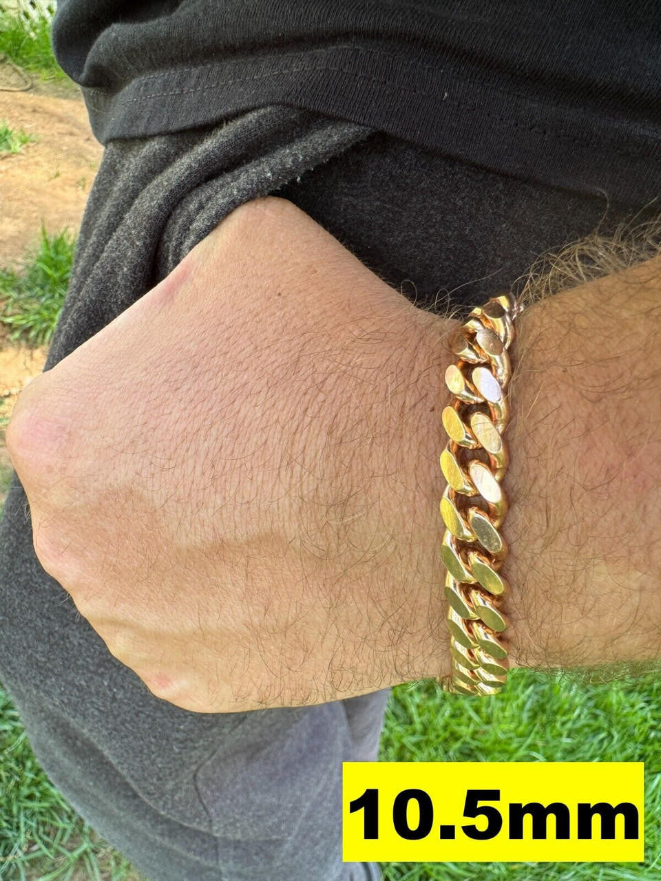 Miami Cuban Link Bracelet - 14k Rose Gold Vermeil 925 Sterling Silver - 7"-9.5" - 4mm-10.5mm