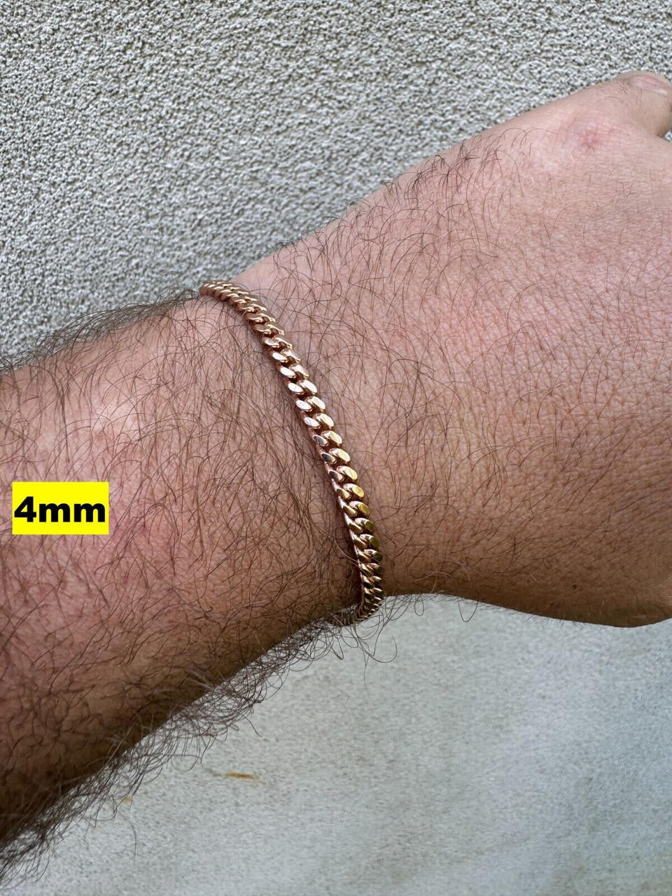 Miami Cuban Link Bracelet - 14k Rose Gold Vermeil 925 Sterling Silver - 7"-9.5" - 4mm-10.5mm