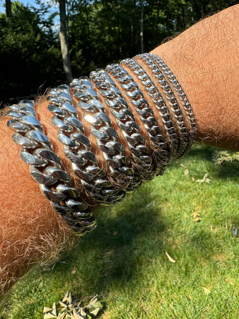 Miami Cuban Link Bracelet - Stainless Steel - 6"-10" - 4mm-18mm