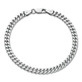 Miami Cuban Link Bracelet Lobster Clasp - 925 Sterling Silver - 6"-9" - 4mm-12mm