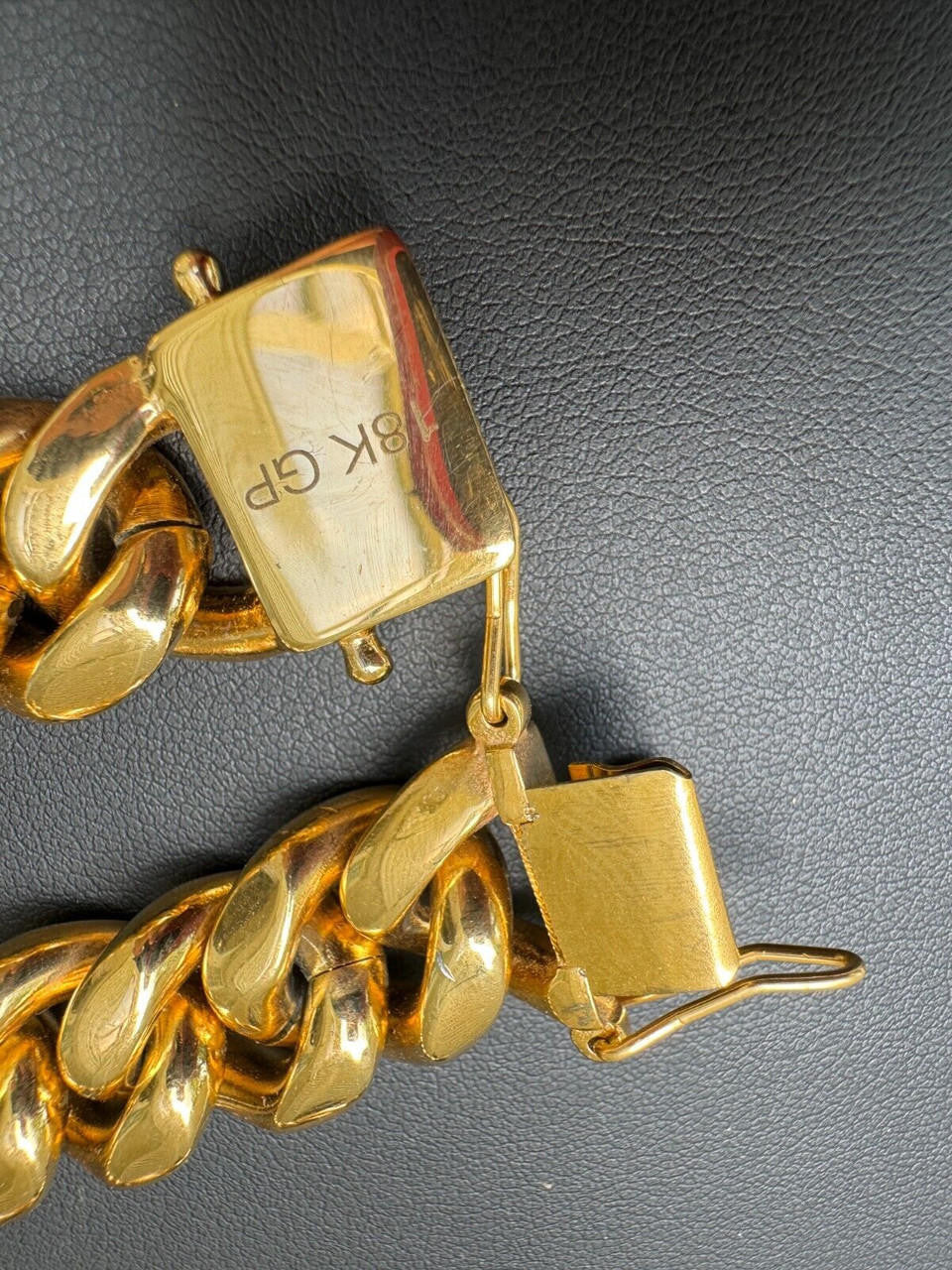 Miami Cuban Link Bracelet - 18k Yellow Gold Plated Stainless Steel - 6"-10" - 6mm-18mm