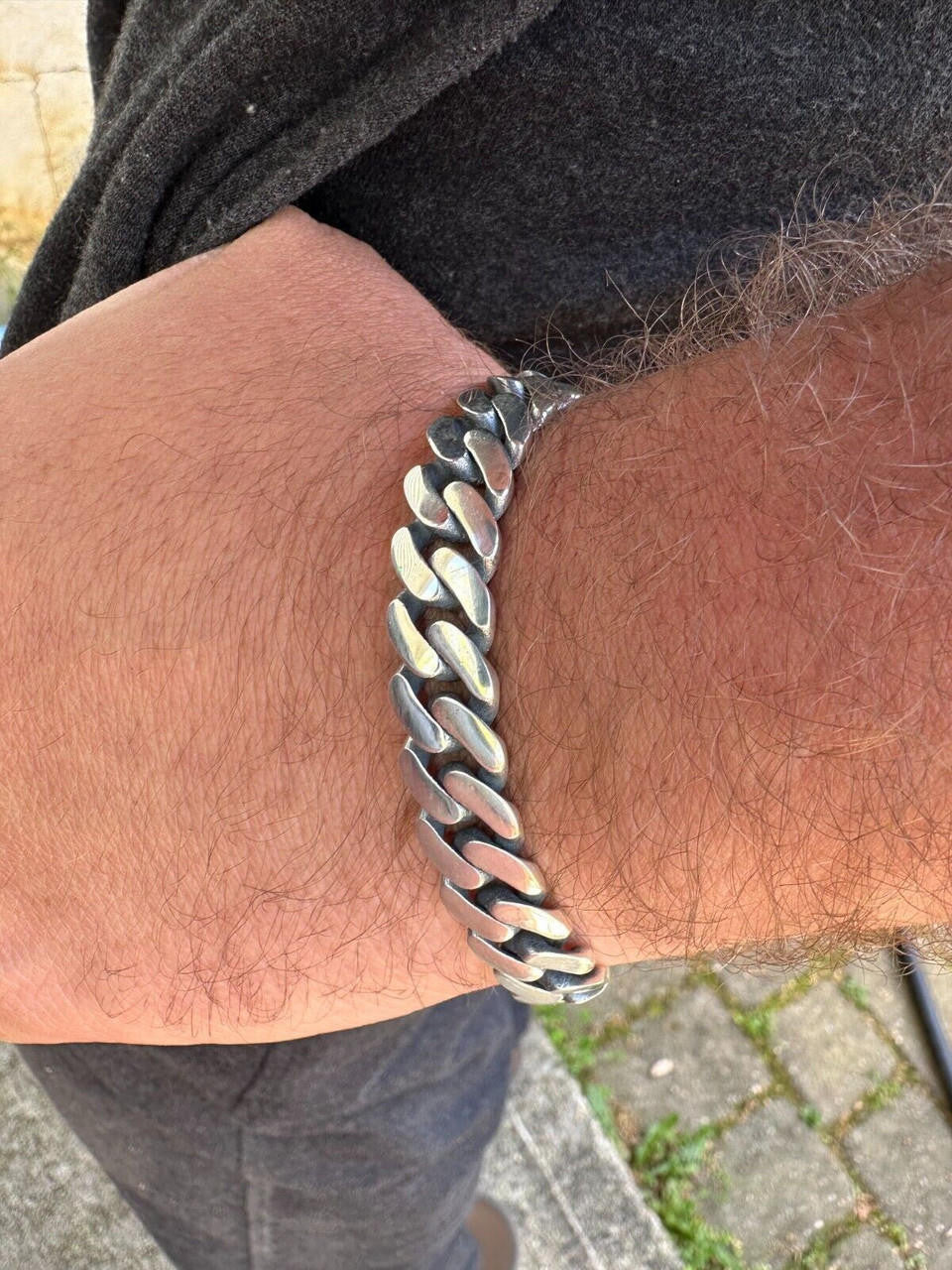 Cancun Cuban Link Chain Bracelet Sleek Clasp - 925 Sterling Silver - 7"-9" - 6mm-12mm