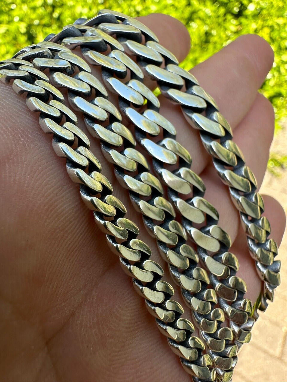 Cancun Cuban Link Chain Bracelet Sleek Clasp - 925 Sterling Silver - 7"-9" - 6mm-12mm