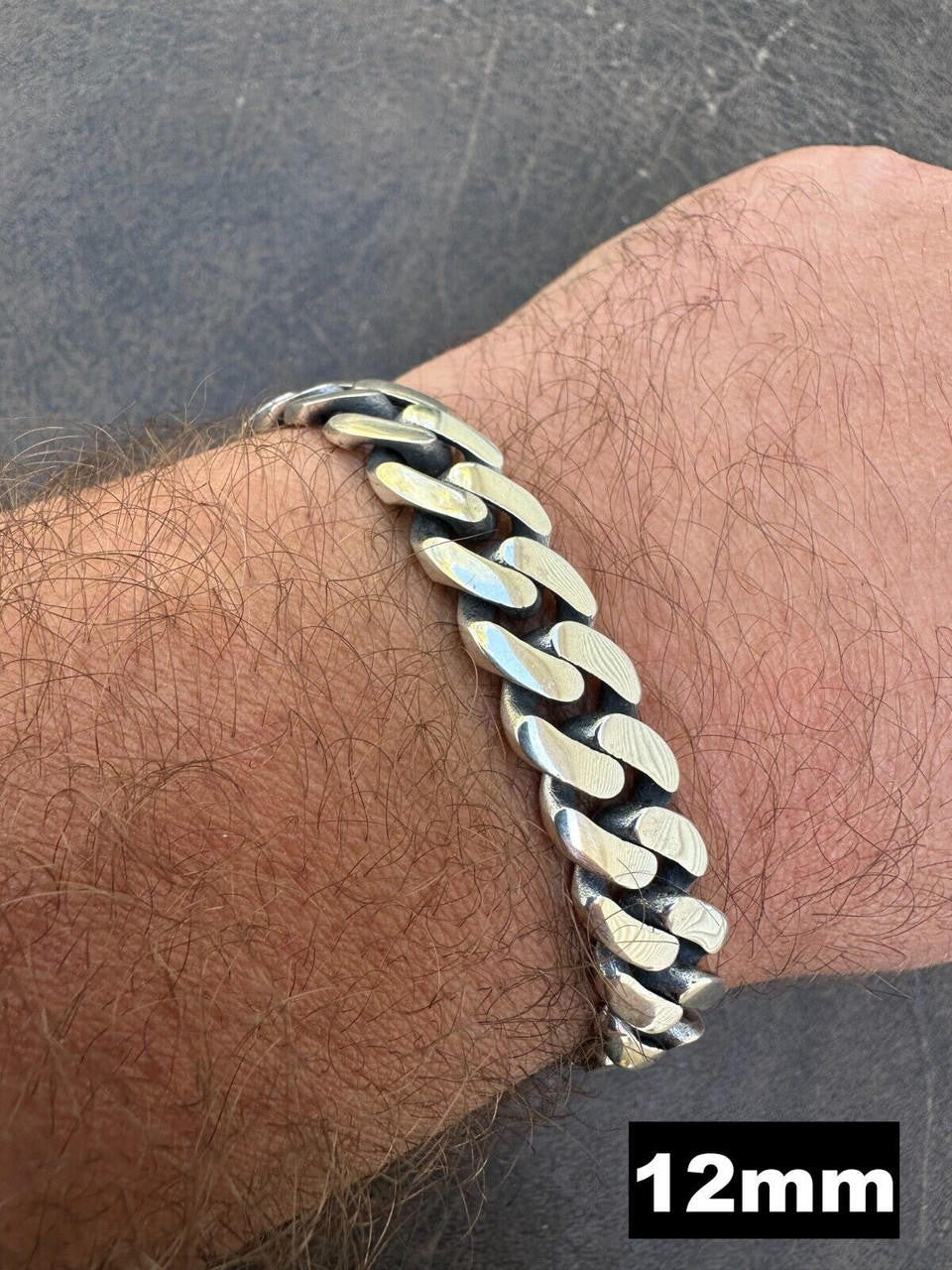 Cancun Cuban Link Chain Bracelet Sleek Clasp - 925 Sterling Silver - 7"-9" - 6mm-12mm