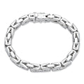 Modern Byzantine Link Bracelet W. Box Lock - 925 Sterling Silver -7"-9" - 5mm-10mm