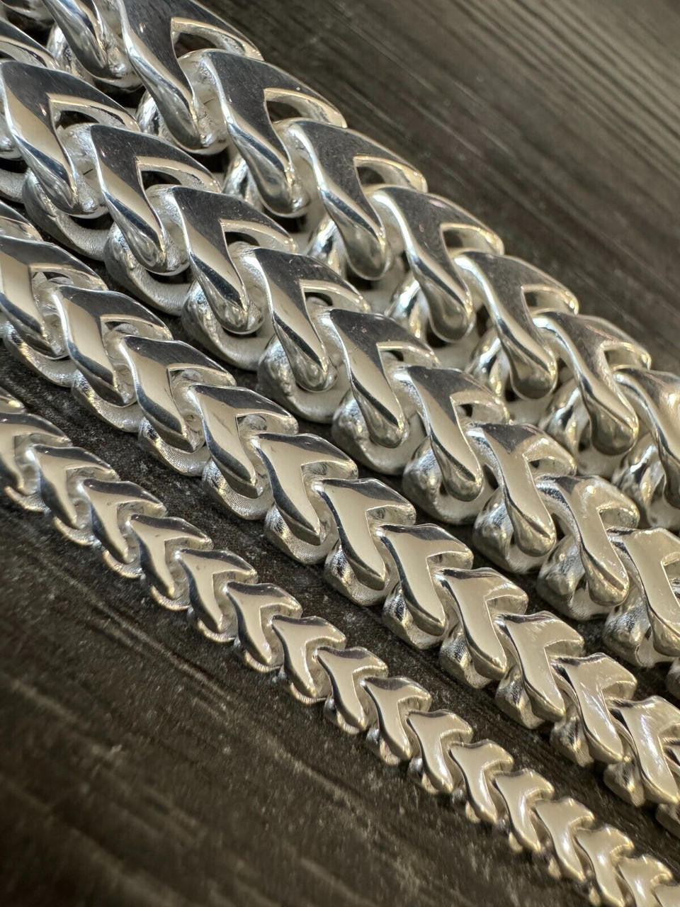 Modern Franco Link Bracelet W. Box Lock - 925 Sterling Silver - 7"-9" - 4mm-10mm