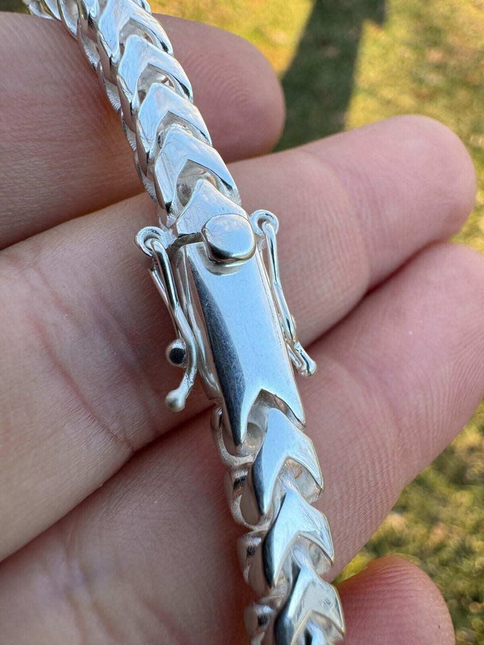 Modern Franco Link Bracelet W. Box Lock - 925 Sterling Silver - 7"-9" - 4mm-10mm