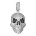MOISSANITE 3D Skull Iced Out Pendant - 925 Silver - 3 Sizes 1.5"-3.5"