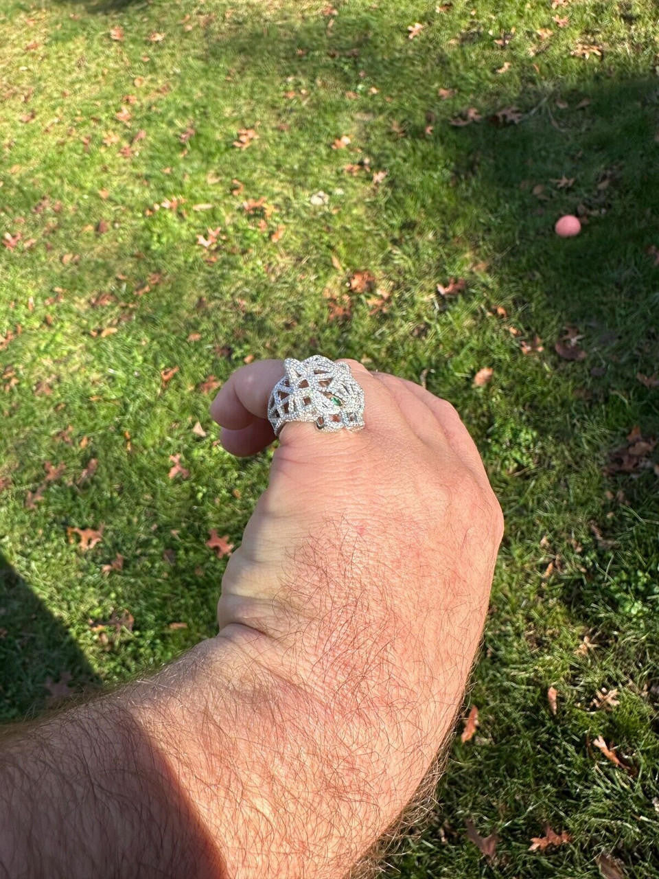 MOISSANITE Panther Fury Ring - 925 Silver