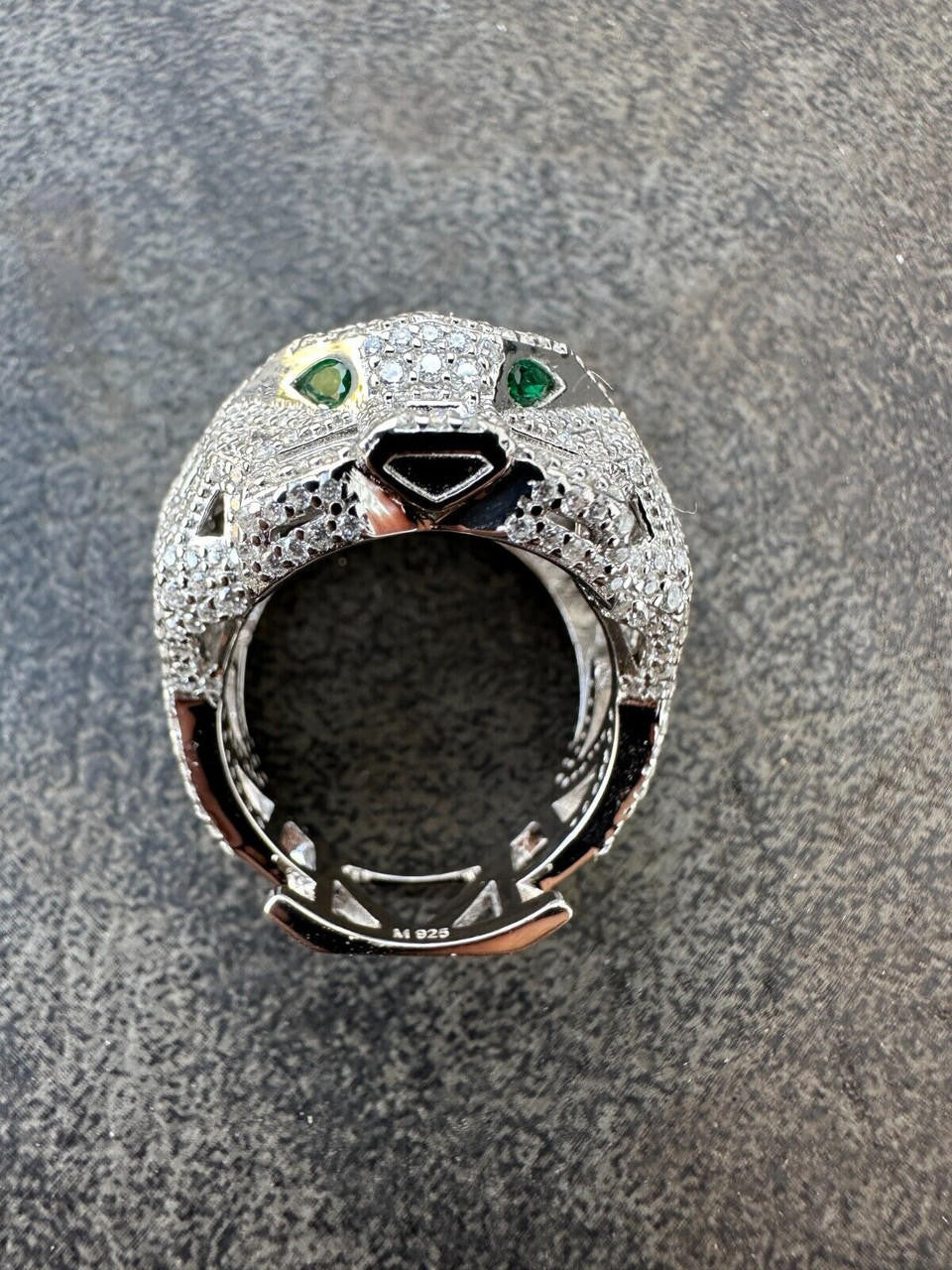 MOISSANITE Panther Fury Ring - 925 Silver