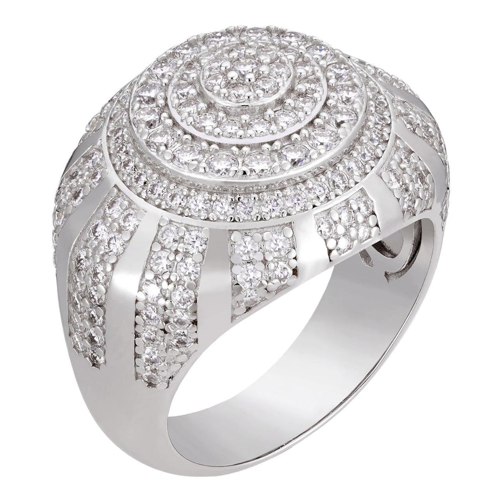 MOISSANITE Arabian Royal Crown Iced Out Ring - 925 Silver