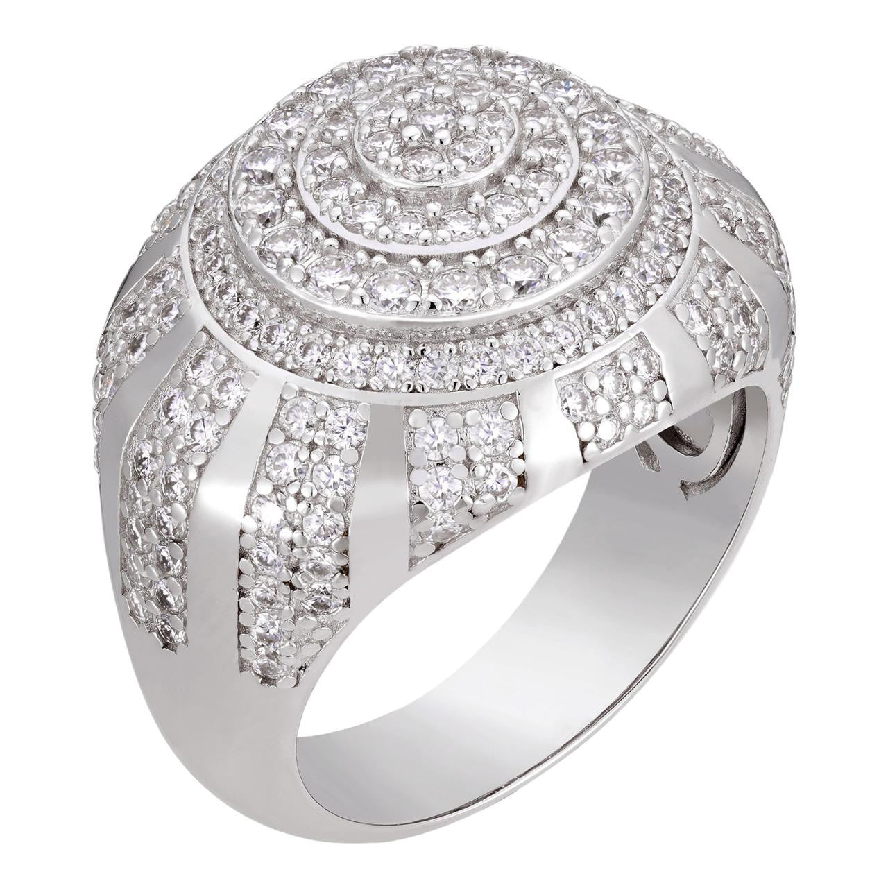 MOISSANITE Arabian Royal Crown Iced Out Ring - 925 Silver