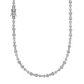 MOISSANITE Custom Bone Link Chain Necklace Iced Out - 925 Silver - 6.5mm - 16-30"