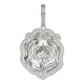 MOISSANITE Custom Lion Pendant - 925 Silver - 3 Sizes 1.5"-2.5"