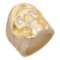 MOISSANITE Dead Rider Ring - 14k Gold Vermeil 925 Silver