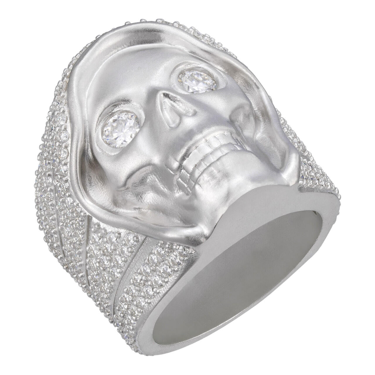 MOISSANITE Dead Rider Ring - 925 Silver