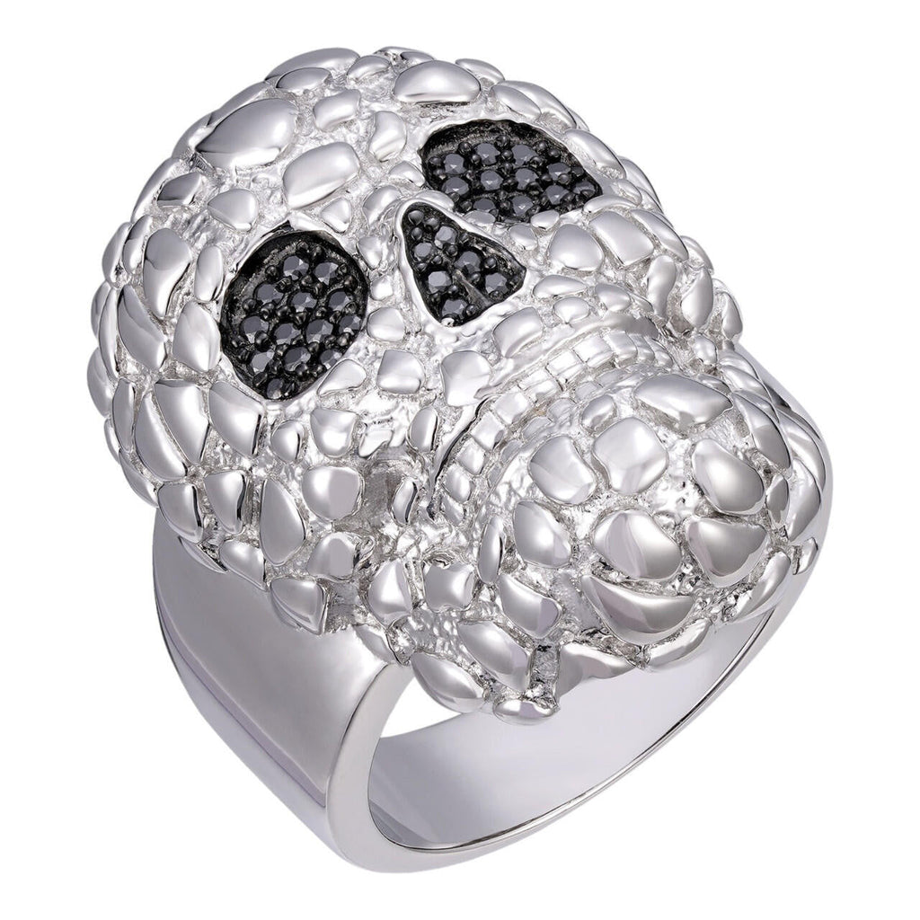 MOISSANITE Death Nugget Ring - 925 Silver