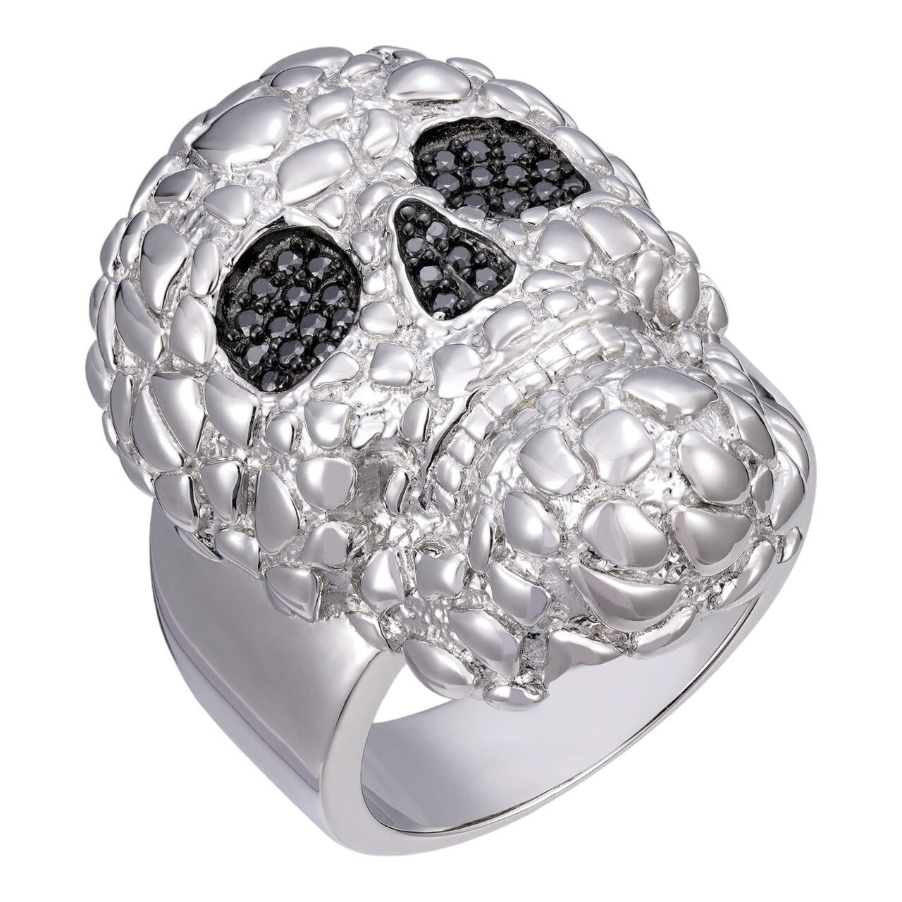 MOISSANITE Death Nugget Ring - 925 Silver