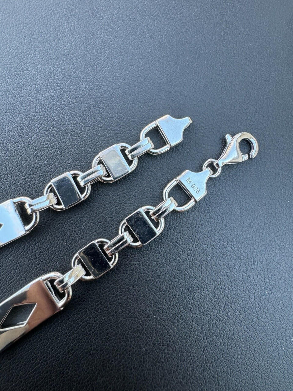 MOISSANITE Valentino Mariner Bracelet Iced Out - 925 Silver - 10mm - 7-8.5"